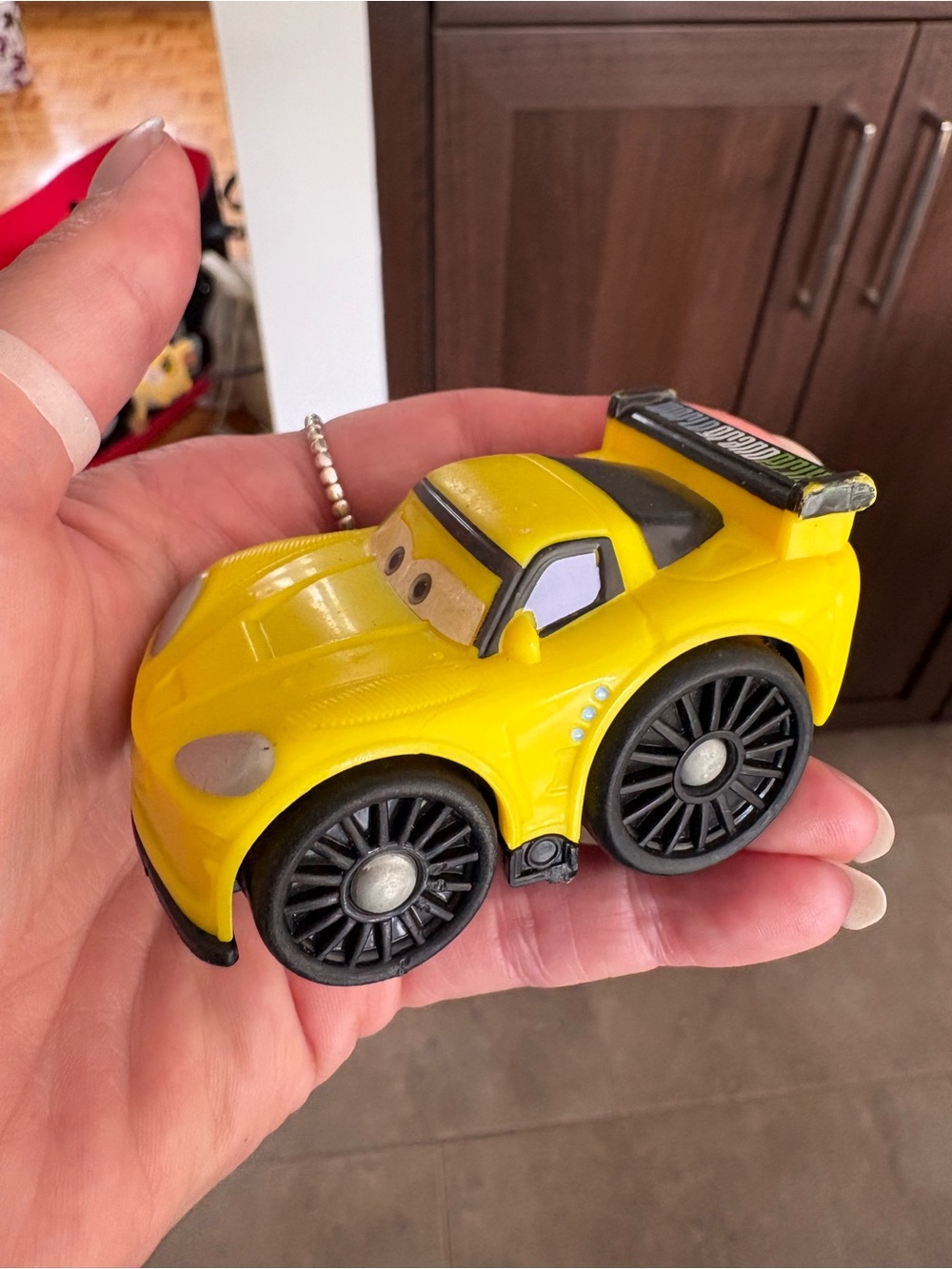 Fisher Price Pixar Cars Jeff Corvette Wheelies For Little People 2011 EUC Rare